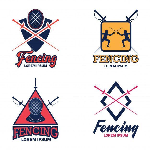 Fencing Logo - Fencing logo Vector | Premium Download