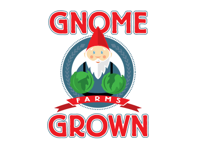 Gnome Logo - Gnome Grown Farms by David Rheinhardt | Dribbble | Dribbble
