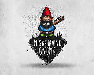 Gnome Logo - Logopond, Brand & Identity Inspiration (Misbehaving Gnome)