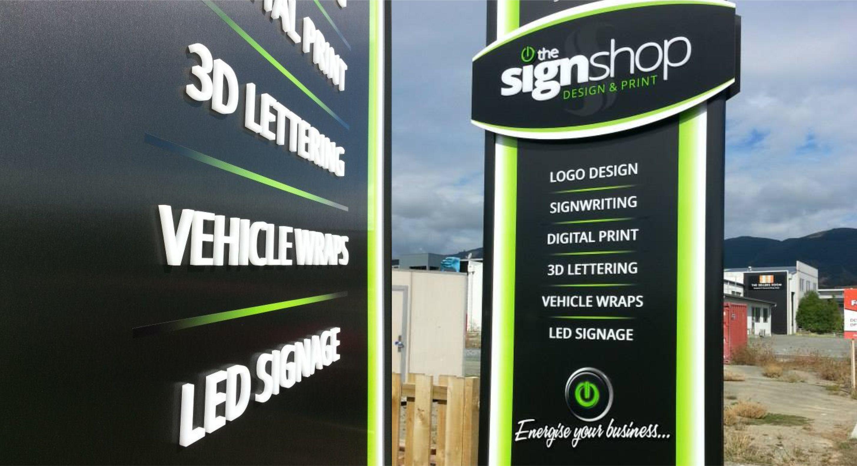 SignShop Logo - Services Signshop Nelson