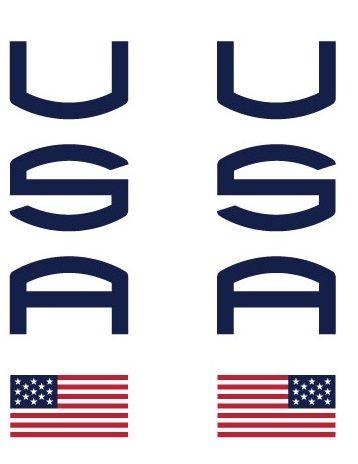 Fencing Logo - New 2016 USA New Logo Patches (Pair)