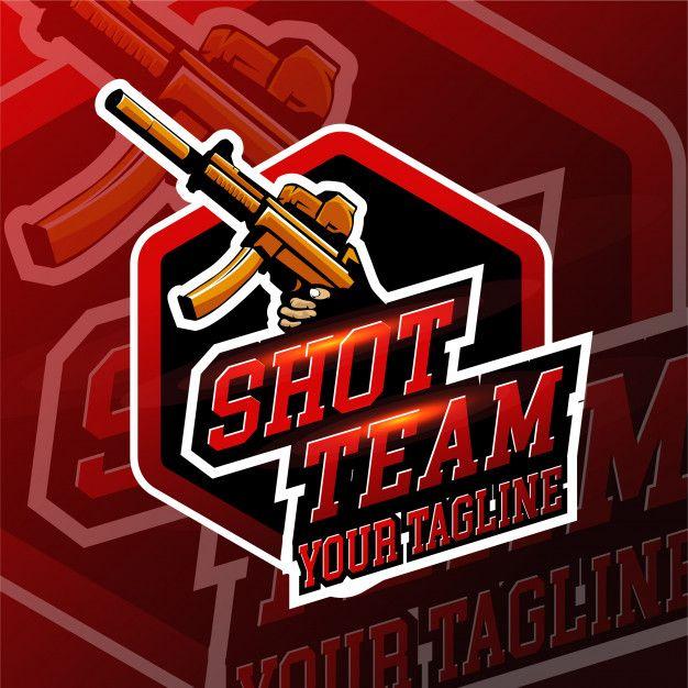 Shot Logo - Esport shot gaming logo badges Vector | Premium Download