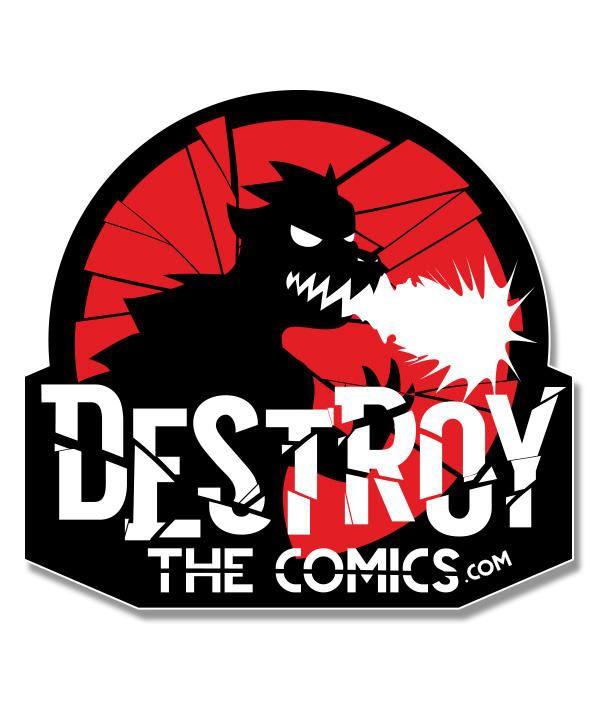 Destroy Logo - Destroy the Comics Emblem Cut Vinyl Sticker