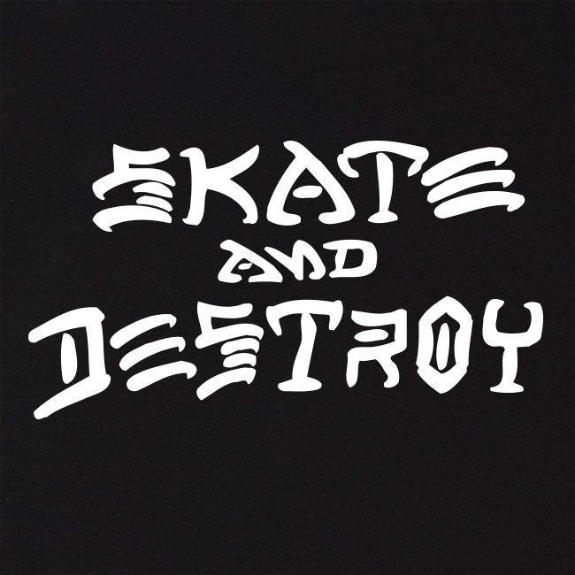 Destroy Logo - Skate And Destroy Hood (Black)