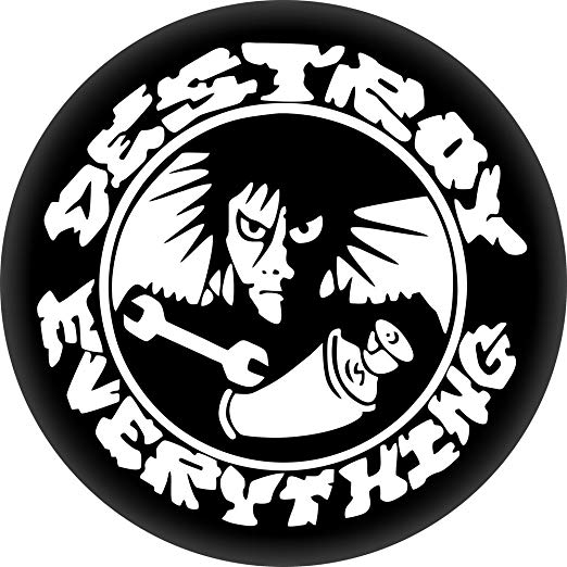 Destroy Logo - Filth Everything Logo.25 Round Button