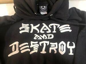 Destroy Logo - Details about Thrasher Skate and Destroy logo Black Hoodie Size XLarge