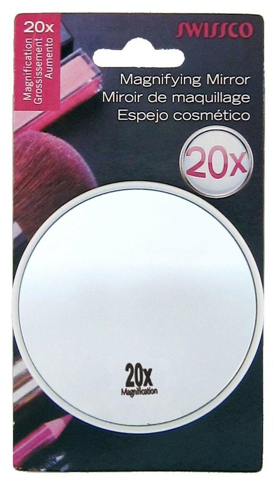 Swissco Logo - Swissco 3 1/2-Inch Magnification Suction Cup Mirror (20 x)