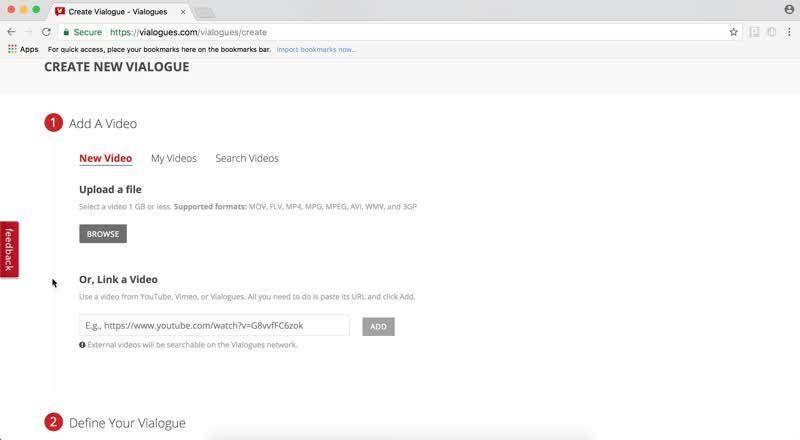Vialogue Logo - How to Upload a Video to Vialogues