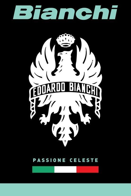 Bianchi Logo - Bianchi logo with Eduardo Bianchi crest. Bike stuff. Bike logo