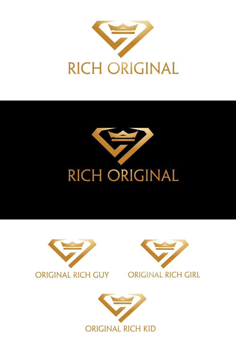 Rich Logo - Urban clothing logo design that is recognizable even when their are