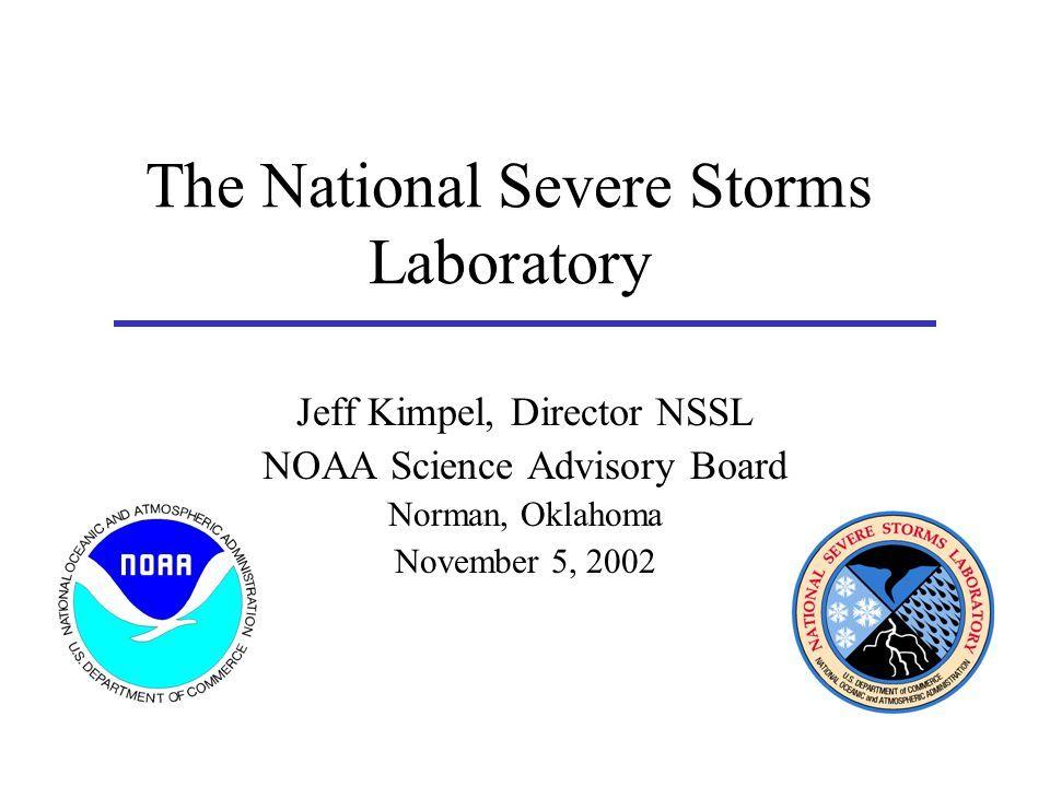 NSSL Logo - The National Severe Storms Laboratory Jeff Kimpel, Director NSSL ...