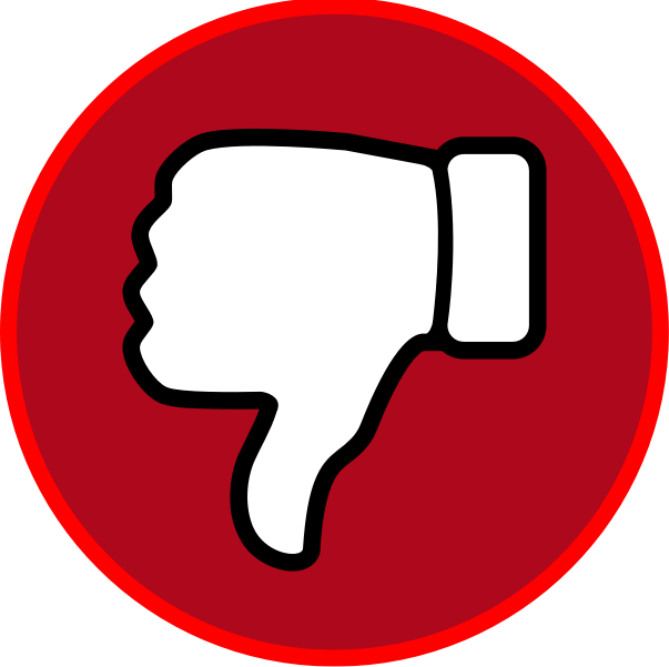 Dislike Logo - Red Dislike Symbol Emoji PNG Image - PurePNG | Free transparent CC0 ...