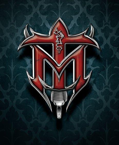 Mafia Logo - Oval Filigree Background Tattoo Mafia Logo Sticker
