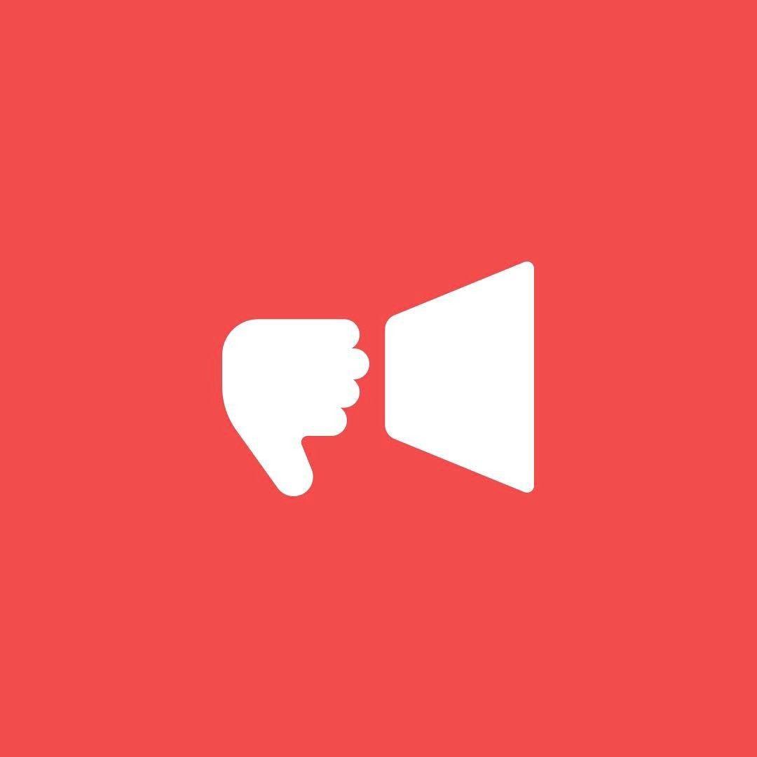 Dislike Logo - SMART LOGOS — ⏺ Dislike + Loudspeaker ⏺ . ✉️ Looking for a new...