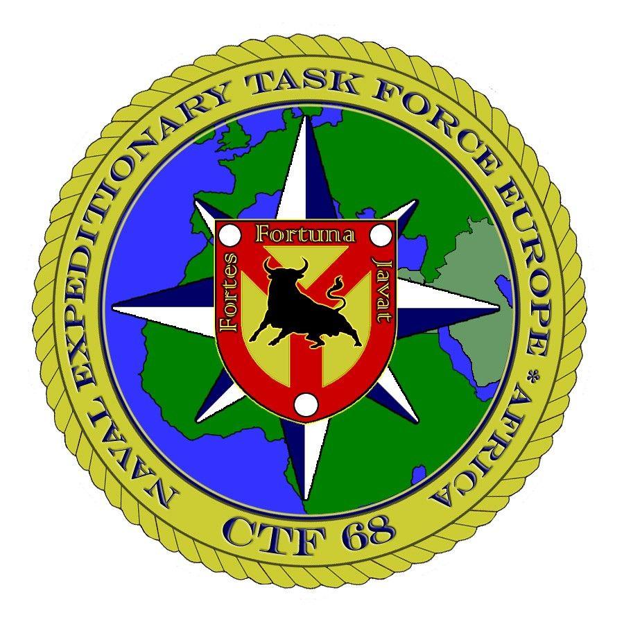 CTF Logo - CTF 68 Logo. Commander, U.S. Naval Forces Europe Africa U.S. 6th