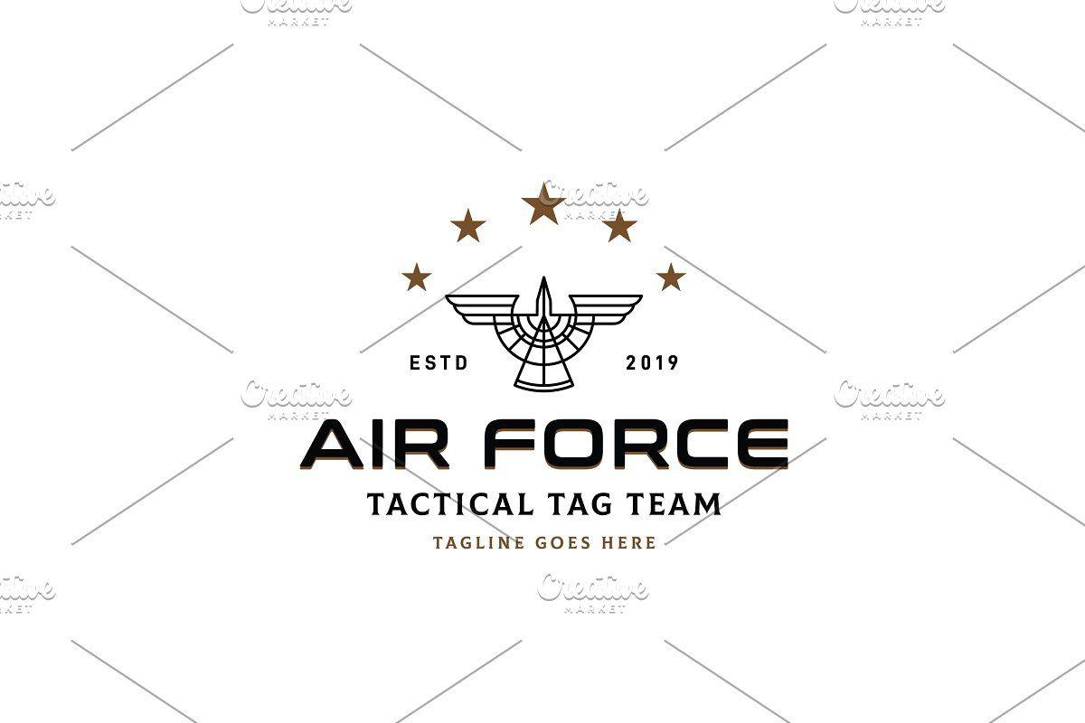 Airforcelogo Logo - Eagle Bird Air Force Logo Design