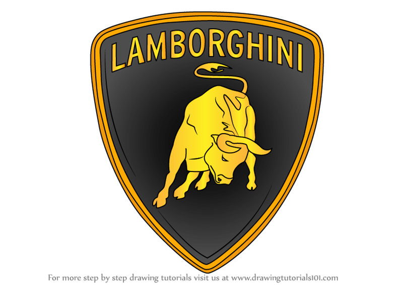 Lanmborghini Logo - Learn How to Draw Lamborghini Logo (Brand Logos) Step by Step ...