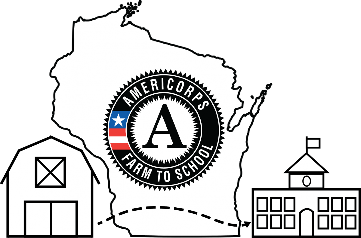 AmeriCorps Logo - AmeriCorps Farm to School Program. Wisconsin Department of Public