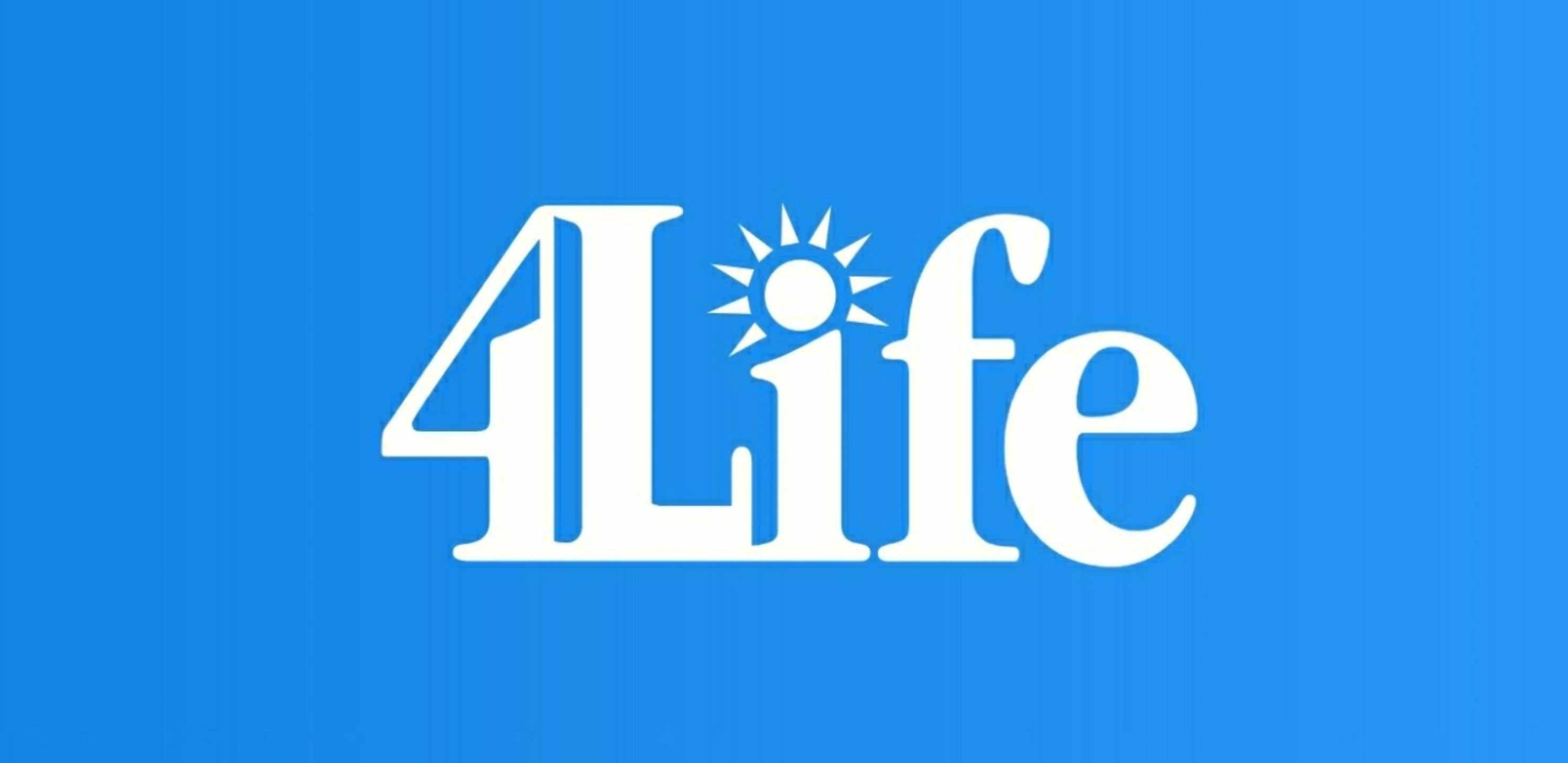 Only 4 life. 4life. 4life лого.