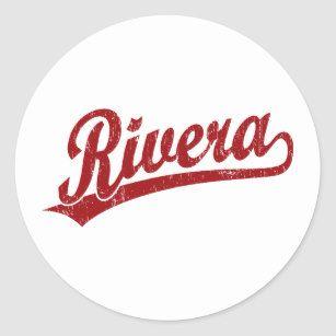 Rivera Logo - Rivera Script Logo In Red Gifts on Zazzle AU