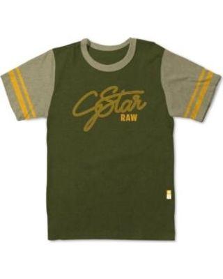Yellow and Green M Logo - Hello Winter! 40% Off G Star Raw Men's Logo Graphic T Shirt
