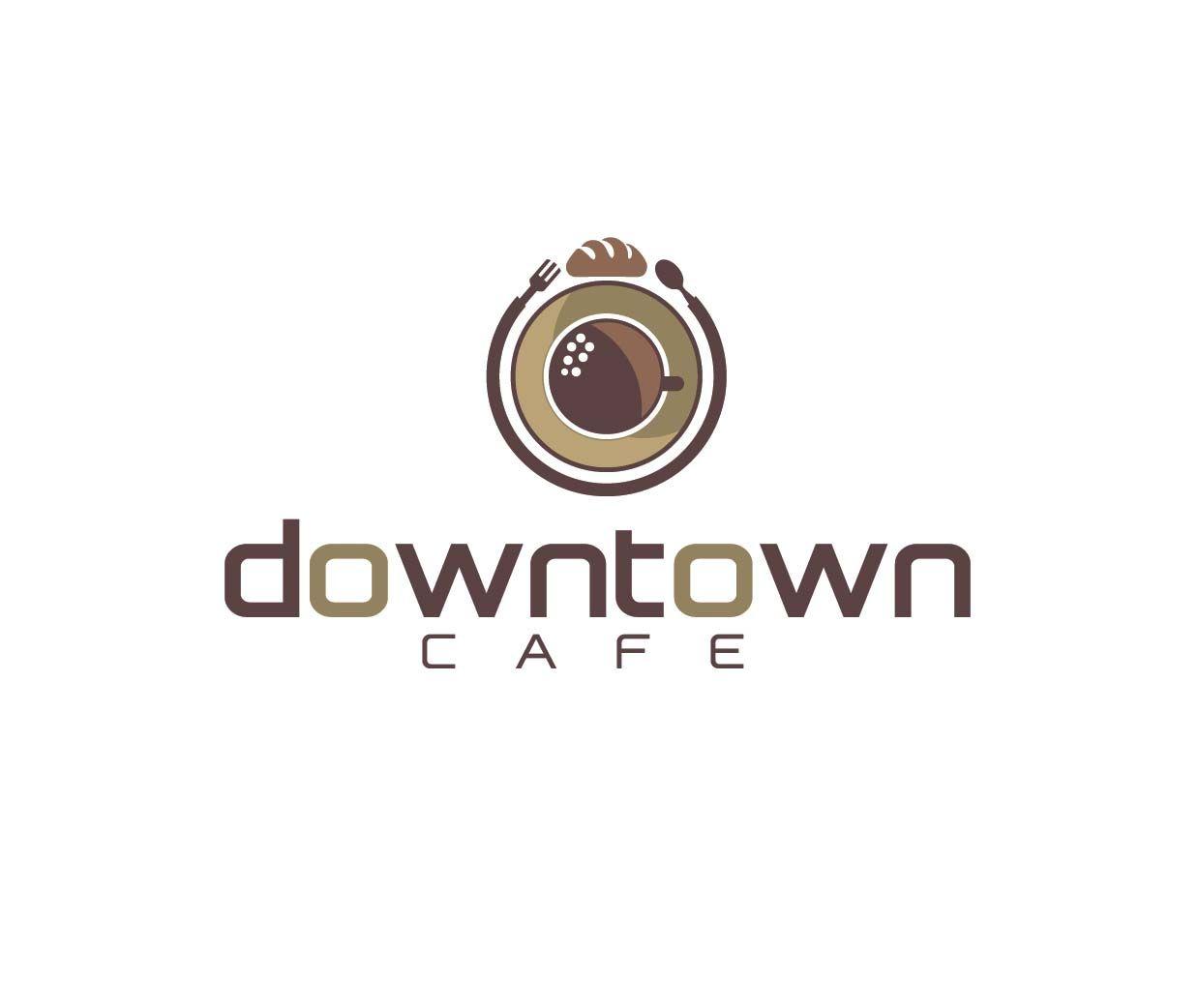 Downtown Logo - Elegant, Serious, Cafe Logo Design for cafe | Bakery by kelvinotis ...