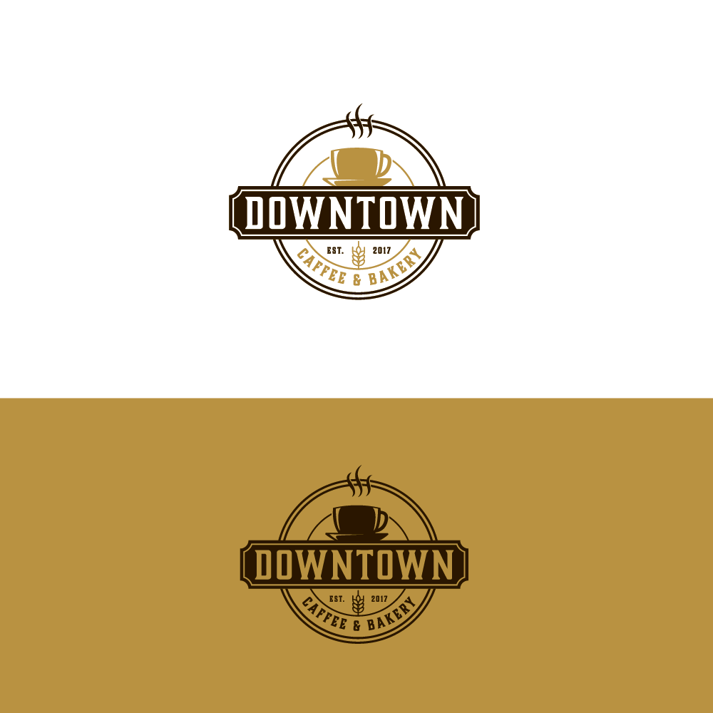 Downtown Logo - Elegant, Serious, Cafe Logo Design for cafe | Bakery by NenadM ...