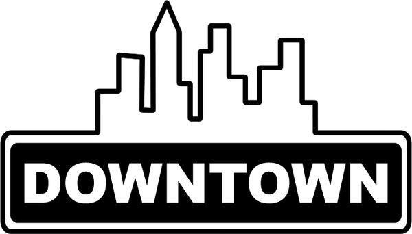 Downtown Logo - Downtown snack bar Free vector in Encapsulated PostScript eps .eps