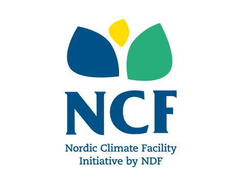 NDF Logo - Nordic Development Fund. NDF for climate change
