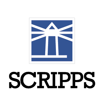Scripps Logo - Scripps logo vertical smaller blue lighthouse over Scripps