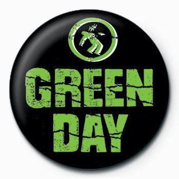 Green Button Logo - Green Day (Logo) Badge | Button | Sold at Abposters.com