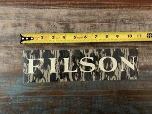 Filson Logo - Details About Filson Logo Camo White Outdoor Hunting Clothing Sticker Decal Approx 10.5