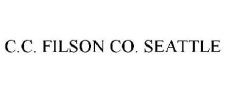 Filson Logo - C.C. FILSON CO. SEATTLE Trademark of C. C. Filson Co. Serial Number ...