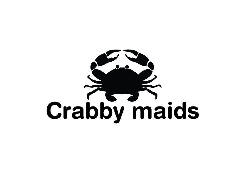 Crabby Logo - Elegant, Playful, Printing Logo Design for Crabby maids