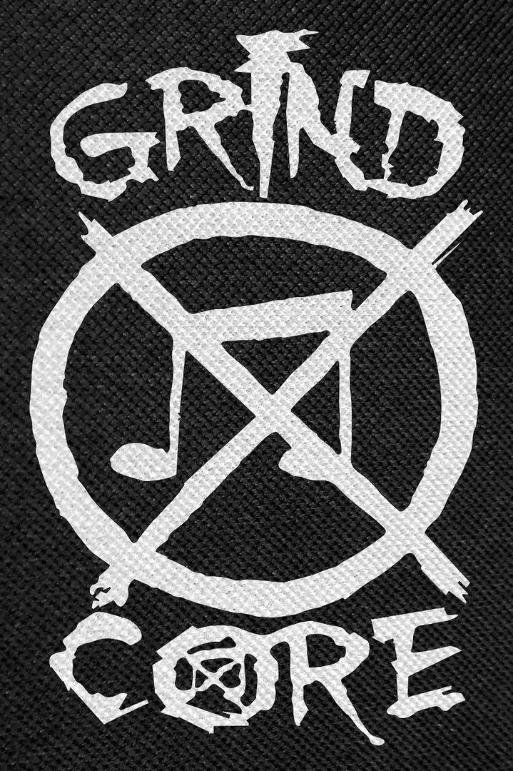 Grindcore Logo - Grindcore Logo Backpatch 12x18