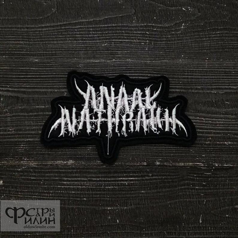 Grindcore Logo - Patch anally Nathrakh Industrial Black Metal Grindcore logo Band.