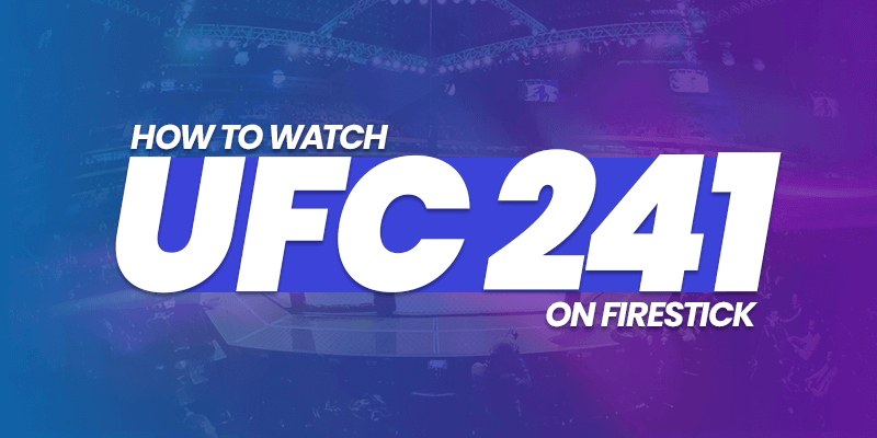 UFC.TV Logo - How to Watch UFC on FireStick TV – UFC 241 MMA Fight Online