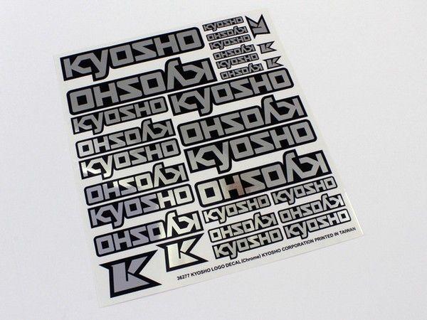 Kyosho Logo - KYOSHO Logo Decal (Chrome)