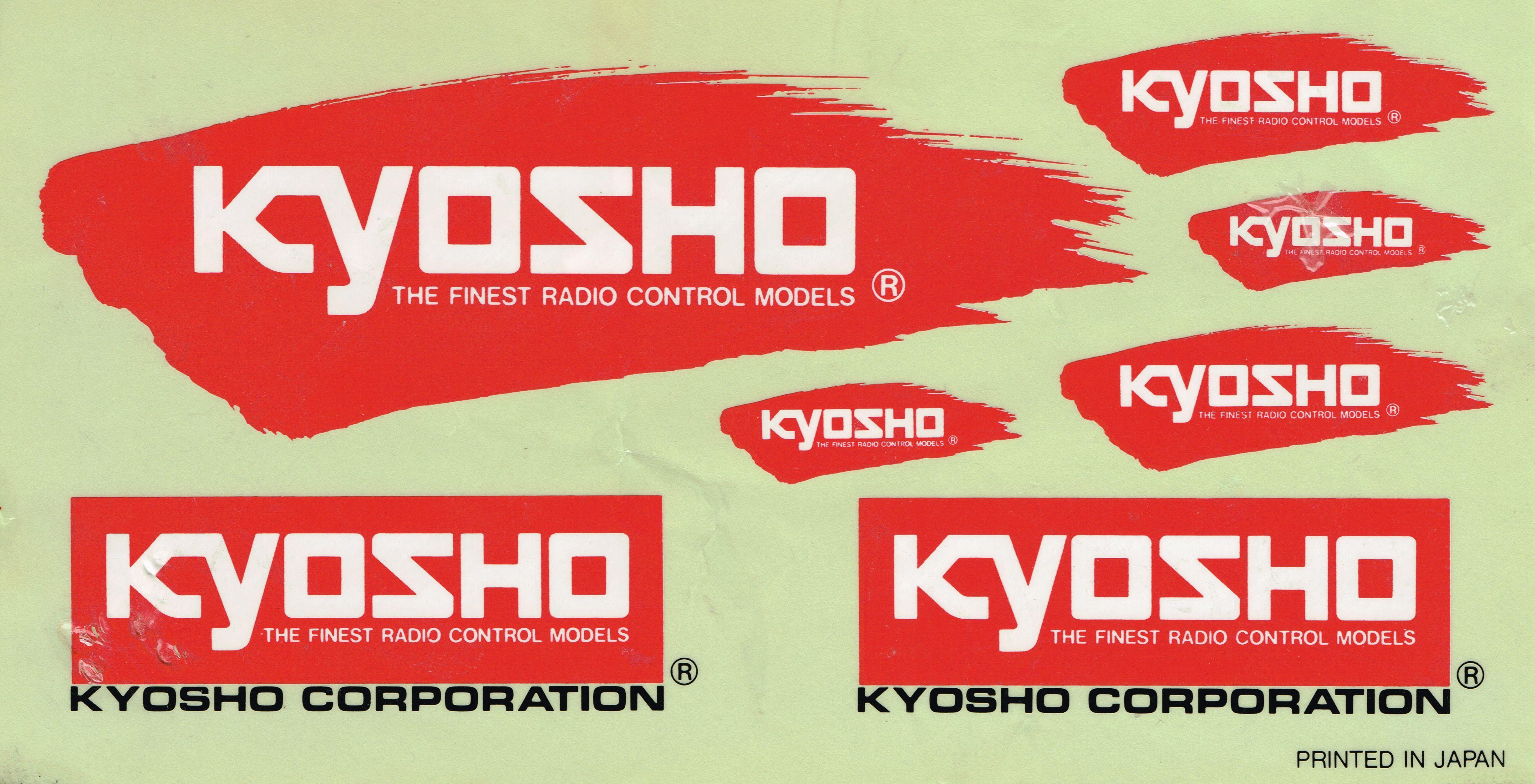 Kyosho Logo - Directory Listing Of Decals Kyosho Vintage RC Car Manuals