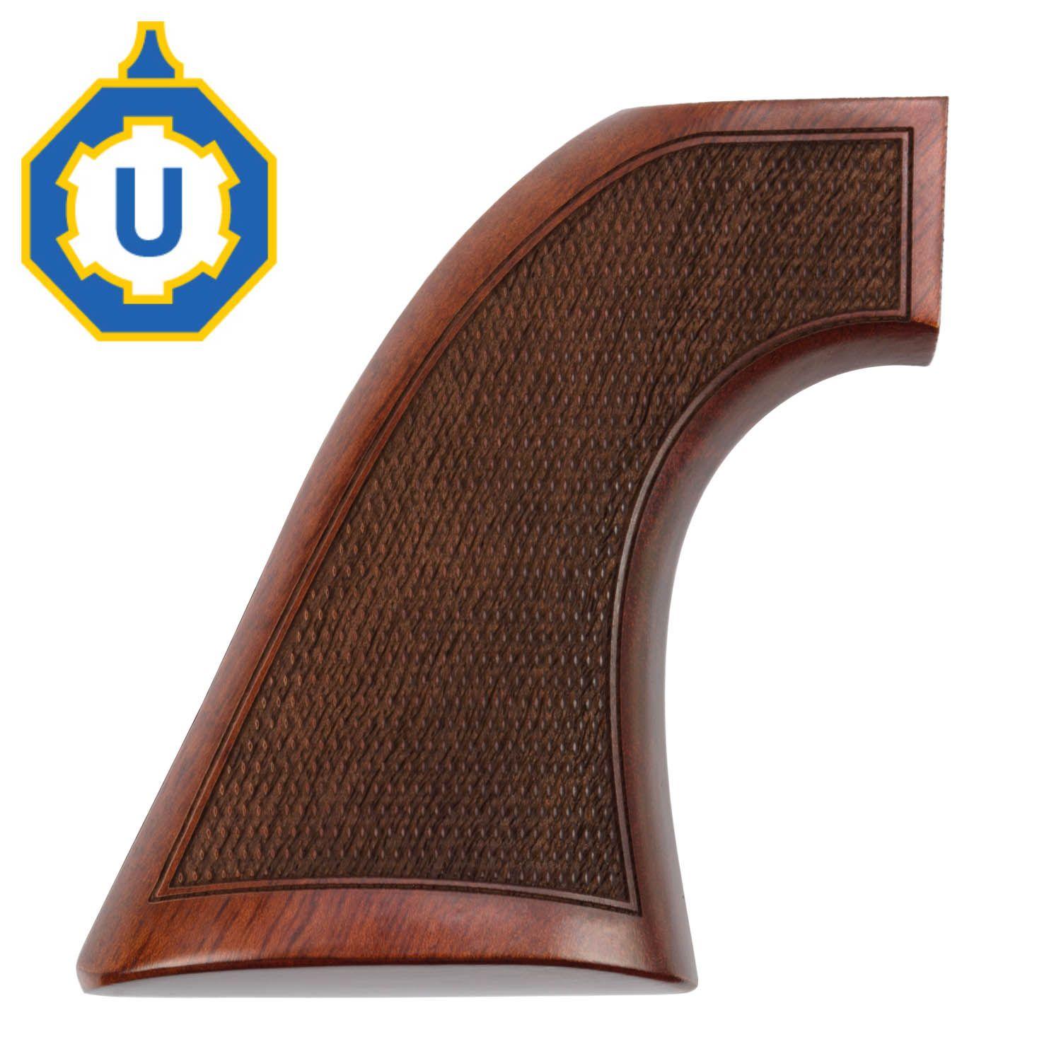 Uberti Logo - Uberti 1873 Cattleman Grips, Checkered Walnut: Midwest Gun Works