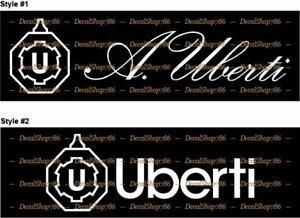 Uberti Logo - Details About A. UBERTI Firearms Outdoor Sports Die Cut Peel N' Stick Decal