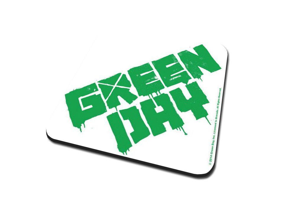 Green Day Logo - Coaster Green Day – Logo | Sold at EuroPosters
