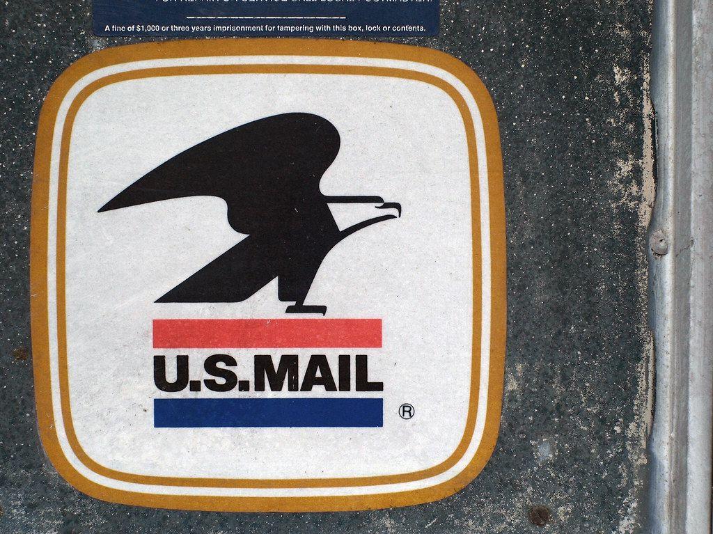USMail Logo - U.S. MAIL | Old Postal Service Logo. G.Zuiko 40mm 1:1.4 View… | Flickr