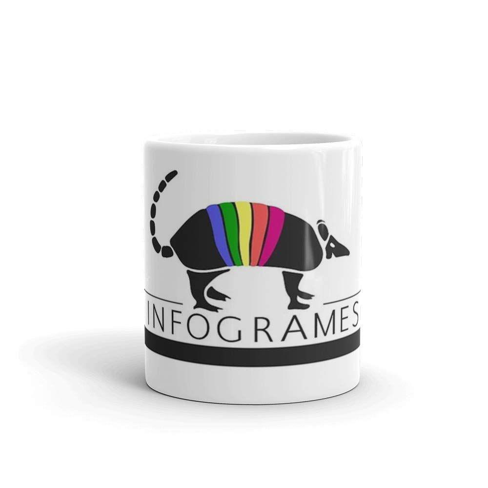 Infogrames Logo - Amazon.com. Infogrames logo (1996) 11 Oz White Ceramic: Coffee Cups