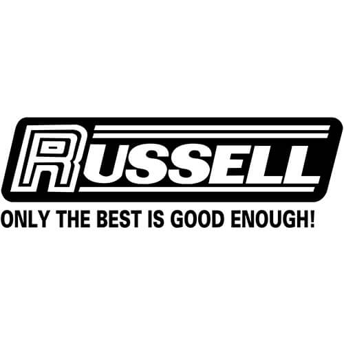 Russell Logo - Russell Logo Decal Sticker LOGO DECAL