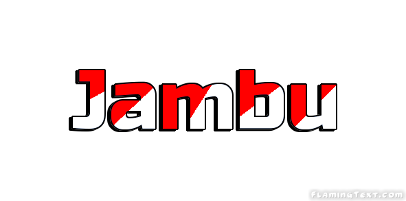 Jambu Logo - Indonesia Logo. Free Logo Design Tool from Flaming Text