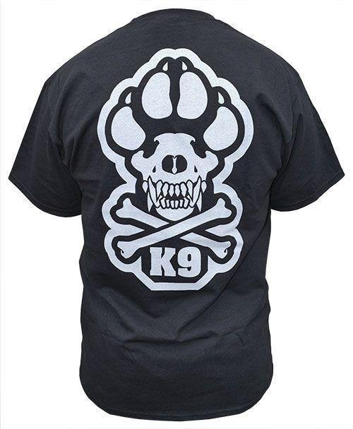 K-9 Logo - K9 Skull Logo T-Shirt