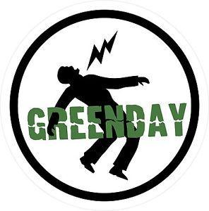Green Day Logo - Logo Green Day - Vinyl Sticker Decal - full color White background ...