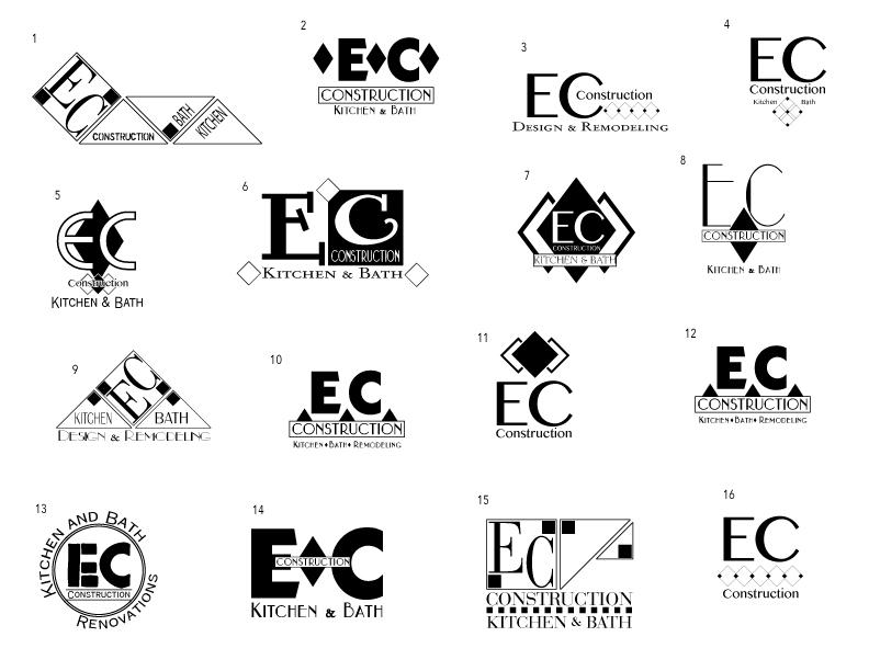 EC Logo - TISC Studios: EC Construction: Logo Set 01