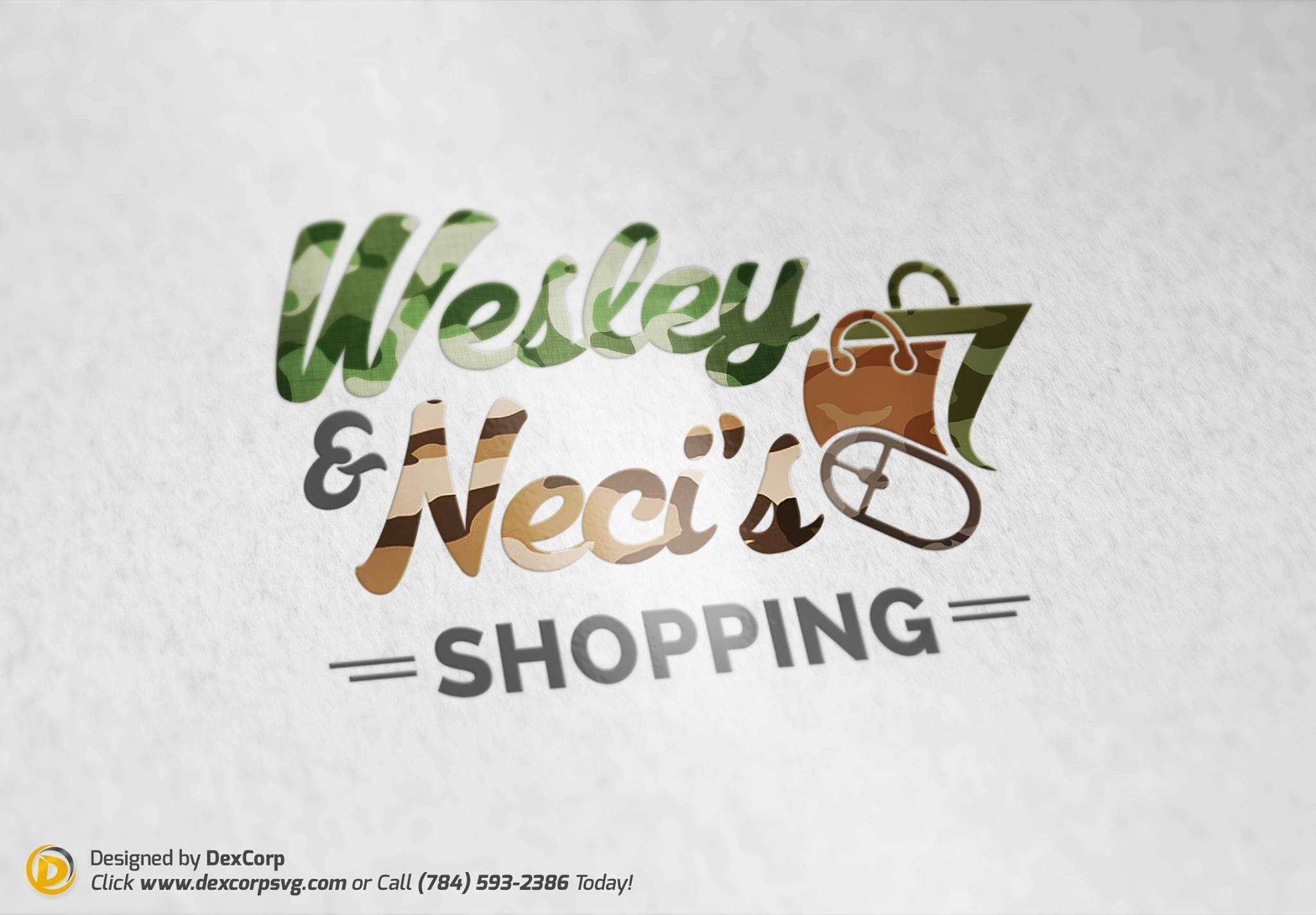 Neci Logo - Wesley & Neci Shopping Logo Design – DexCorp